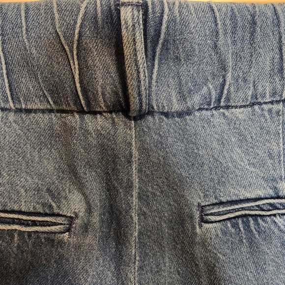 HAPPILY GREY MEGAN WIDE LEG A LINE DENIM JEAN TROUSER SIZE 30 SIZE 11 NWT - Picture 4 of 10